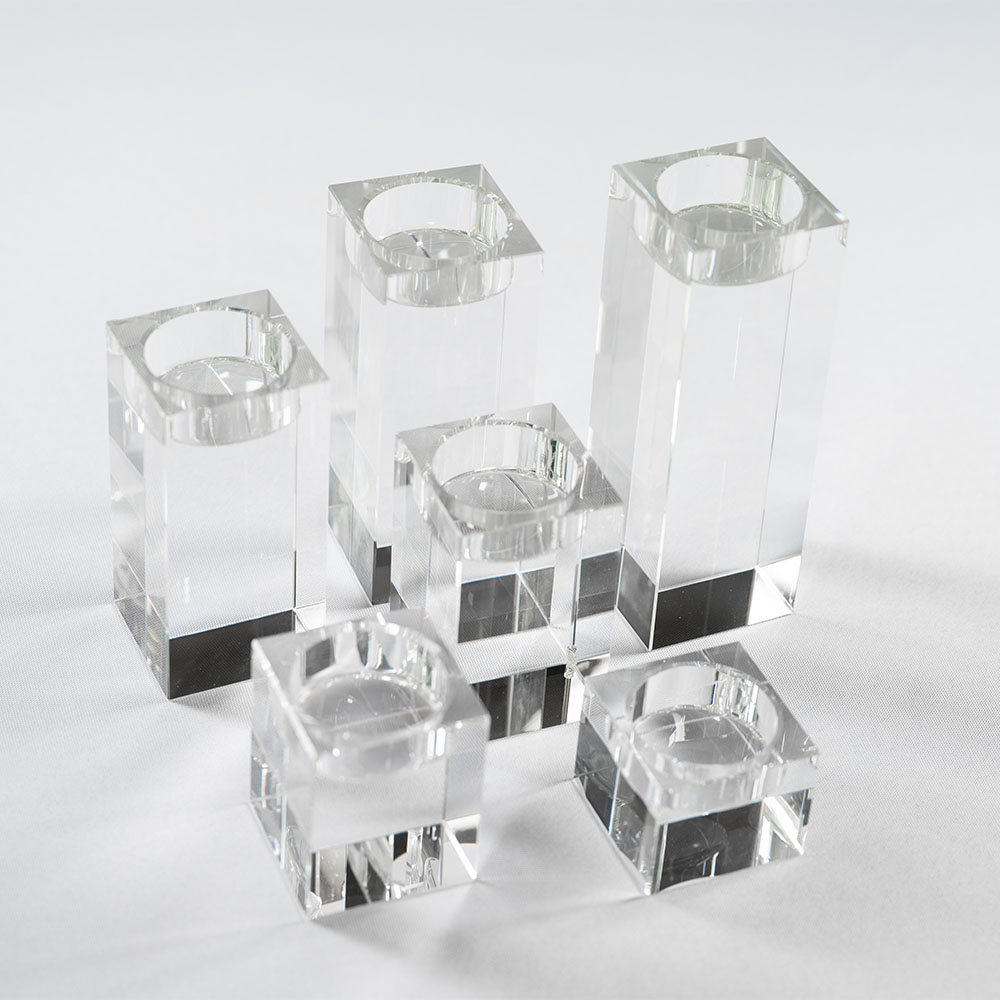 Glass Square žvakidė — vaizdas 3
